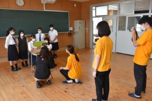 静岡市駿河区の駿河総合高校の高校生との取り組みがテレビ静岡に取り上げられました